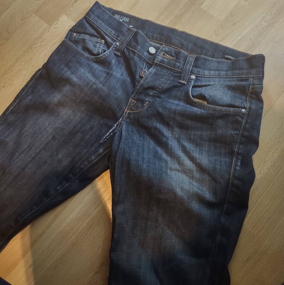 William Rast Straight Leg Men's Medium Blue Jeans